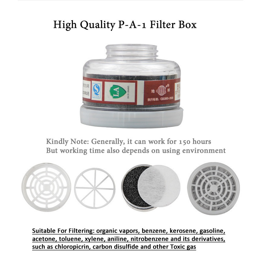 Face Mask Storage Box - 1 szt. RD40 40mm okrągłe filtry