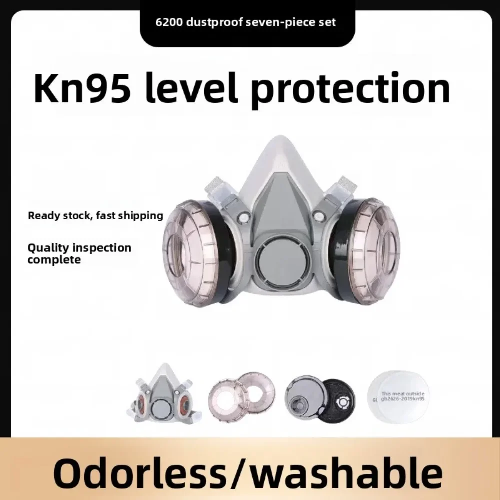 Respirator Half Face - Maska ochronna 6200 typu half-face wielokrotnego