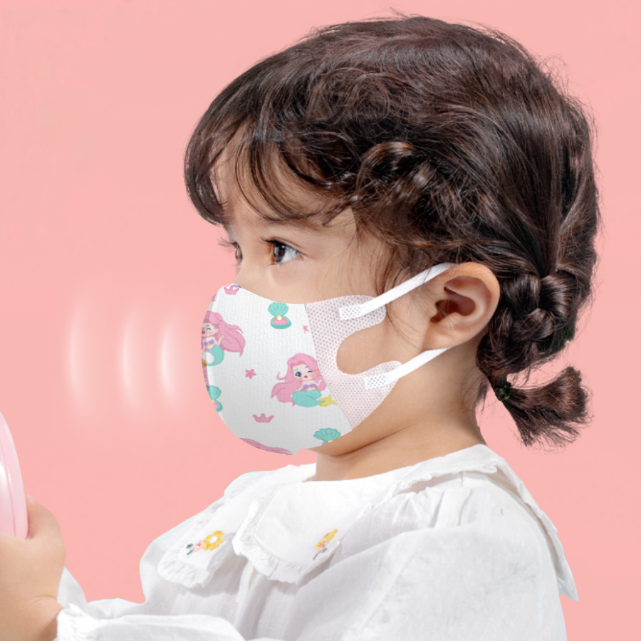 Kids Face Mask - 30 szt. Maseczek 3D dla dzieci,