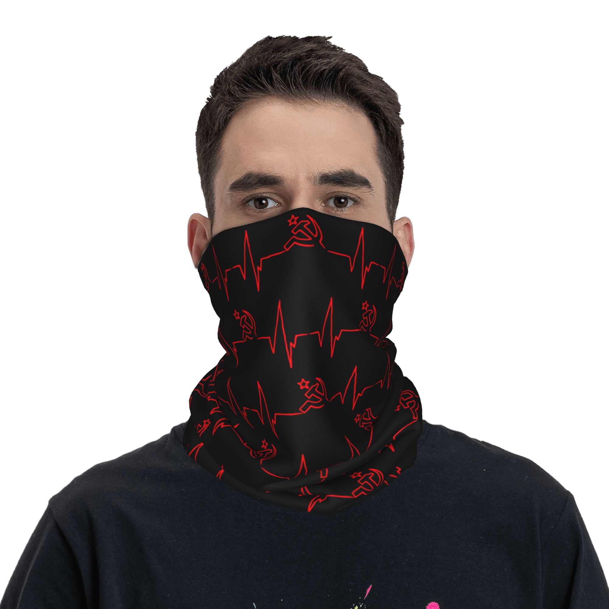 Chusta na szyję z motywem serc – Neck Gaiter Face Cover recenzja i cena