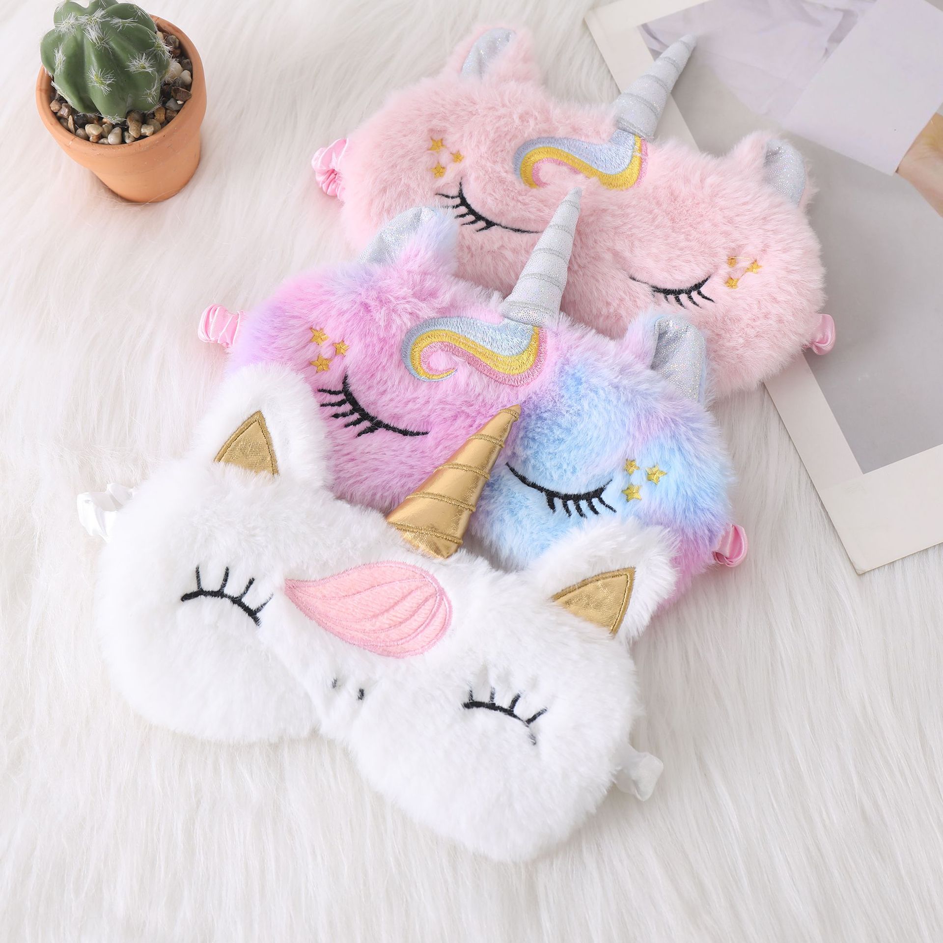Miękki pluszowy maska do spani – Kids Face Mask recenzja i cena